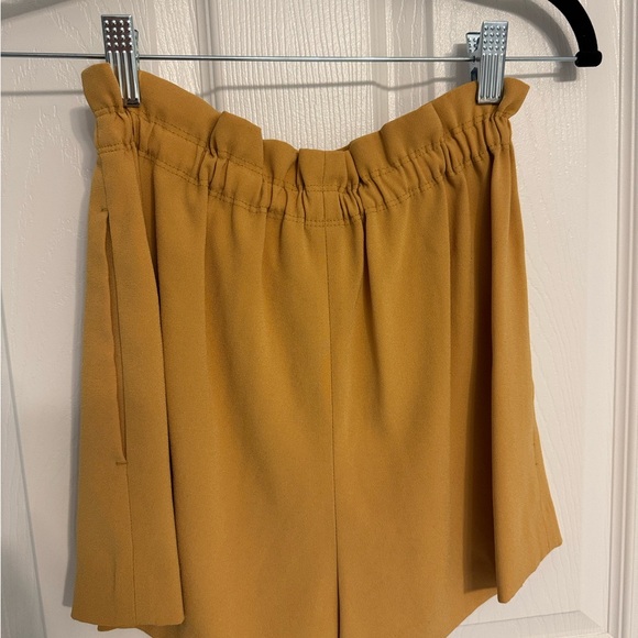 Babaton Yellow High Waist Shorts - Picture 2 of 3